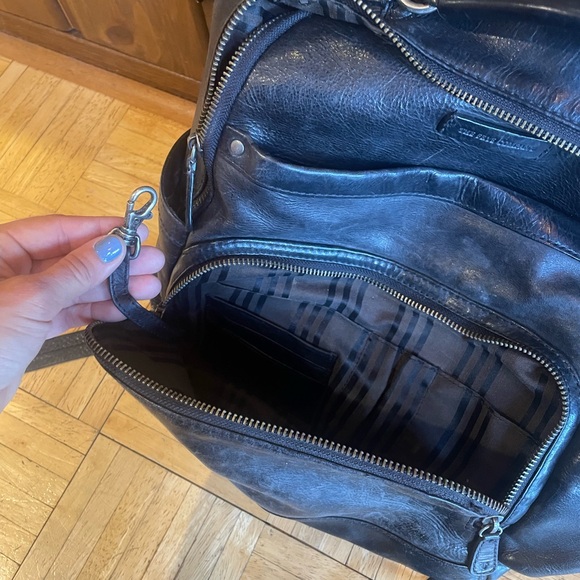 Frye Black Leather Backpack - Picture 6 of 6